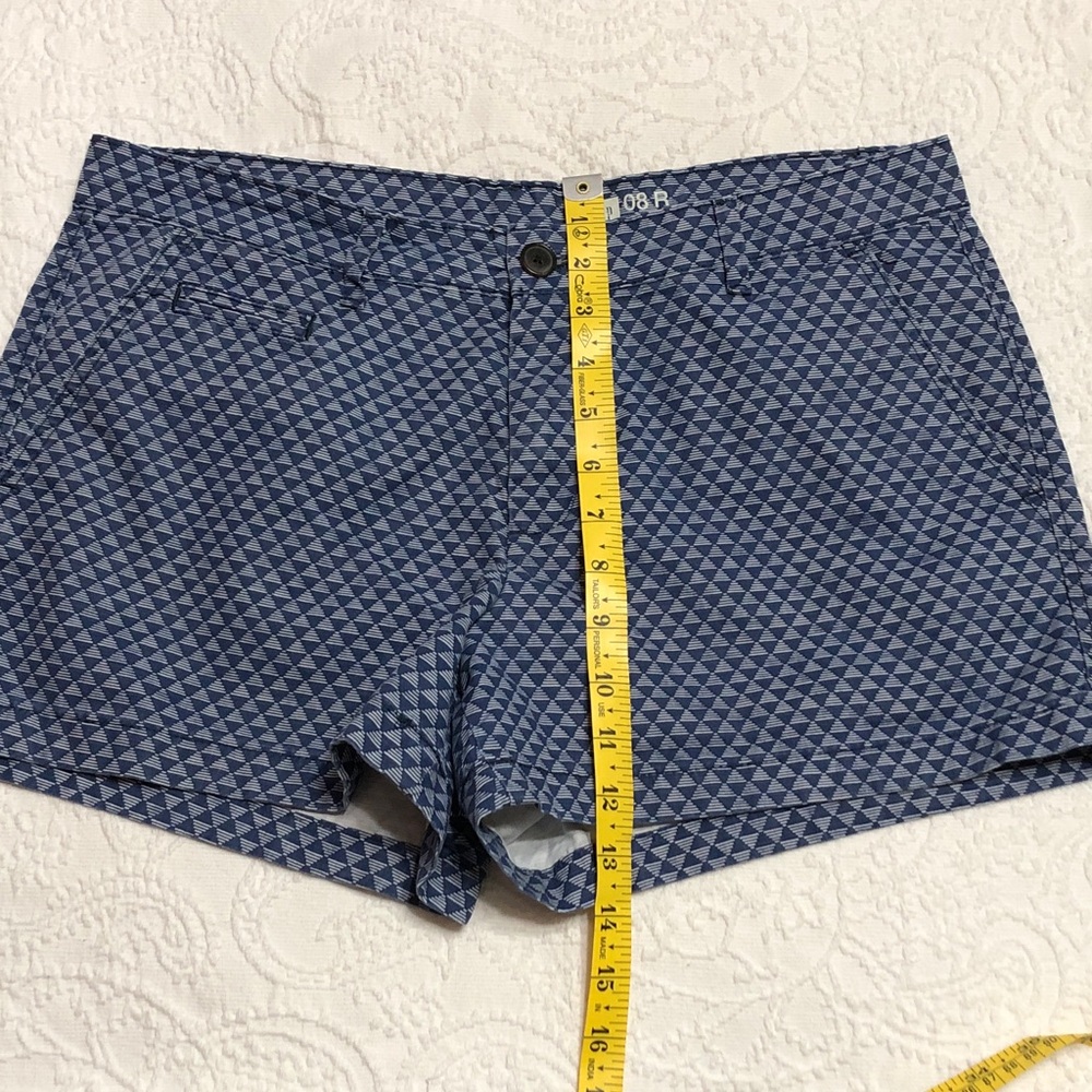 GAP Size 8 Blue Geometric Patterned Shorts - Picture 9 of 11